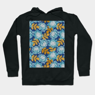 Chrysanthemum Floral Seamless Pattern Hoodie